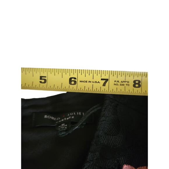 Y2K Romeo & Juliet Couture Dress Size S Pink Embroidery Floral Zip New Wimsygoth - Picture 4 of 9